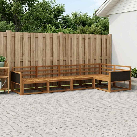 Set di divani da esterno 5 pcs Naturale | homemem39