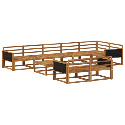 Set di divani da esterno 9 pcs Naturale | homemem39