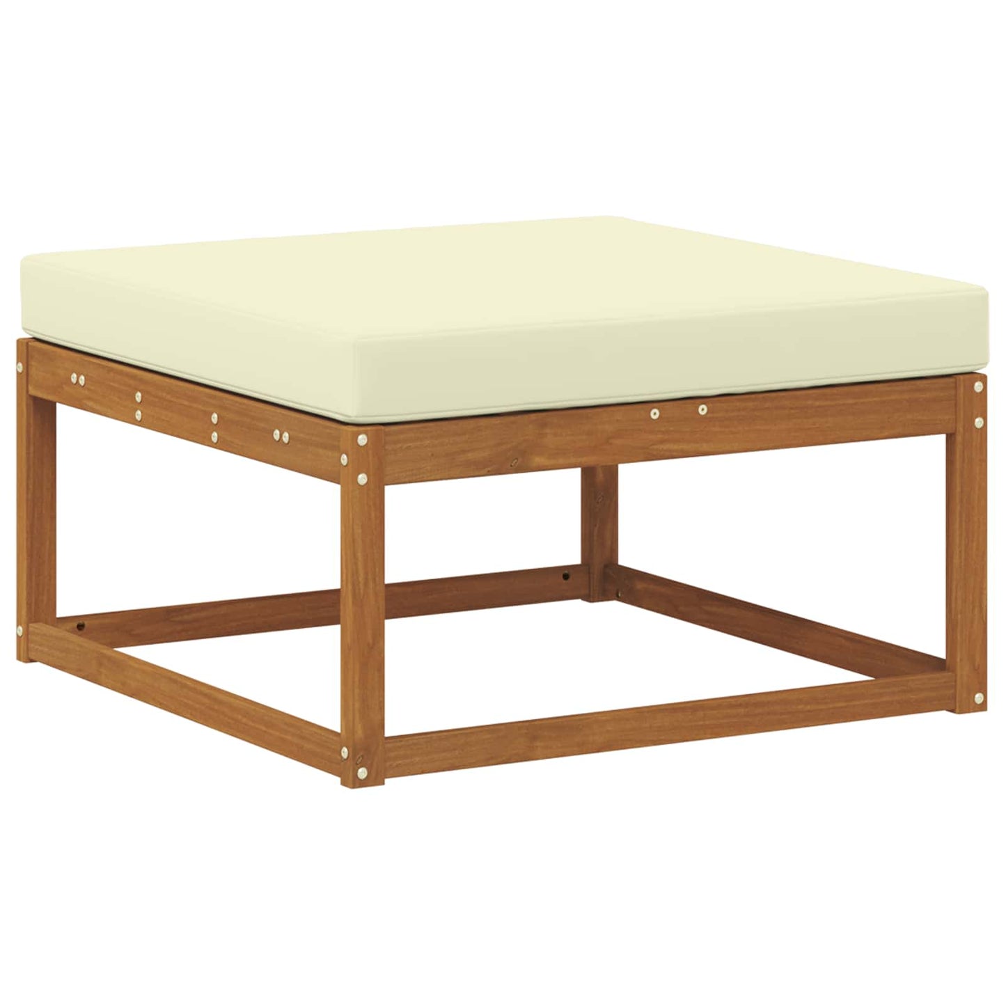 Set di divani da esterno con cuscino 7 pcs Naturale e Crema | homemem39
