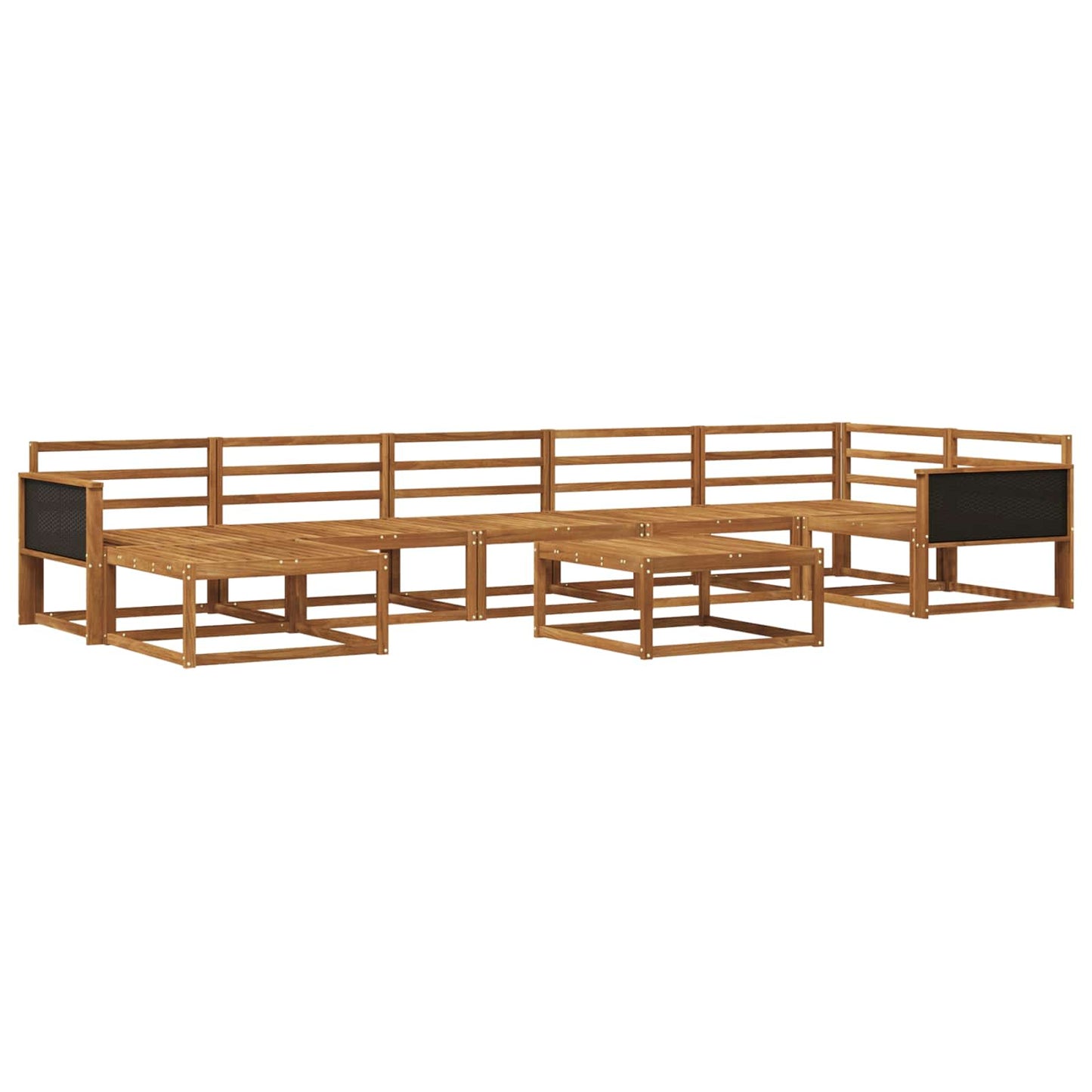 Set di divani da esterno 8 pcs Naturale | homemem39
