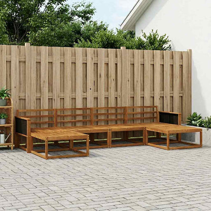 Set di divani da esterno 6 pcs Naturale