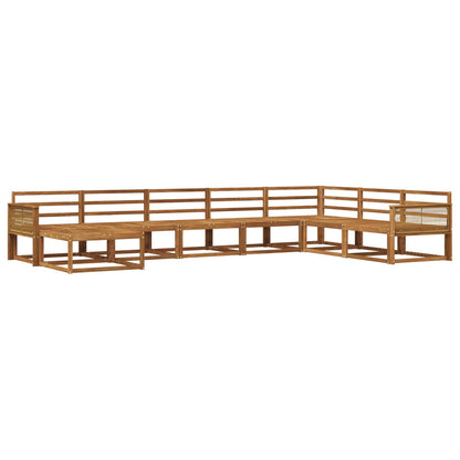 Set di divani da esterno 8 pcs Naturale | homemem39