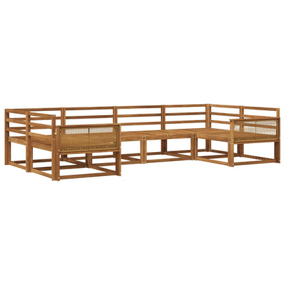 Set di divani da esterno 6 pcs Naturale | homemem39