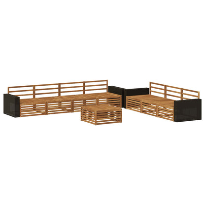 Set di divani da esterno 8 pcs Naturale 79 x 79 x 37 cm | homemem39