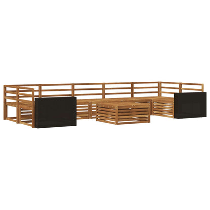 Set di divani da esterno 8 pcs Naturale | homemem39
