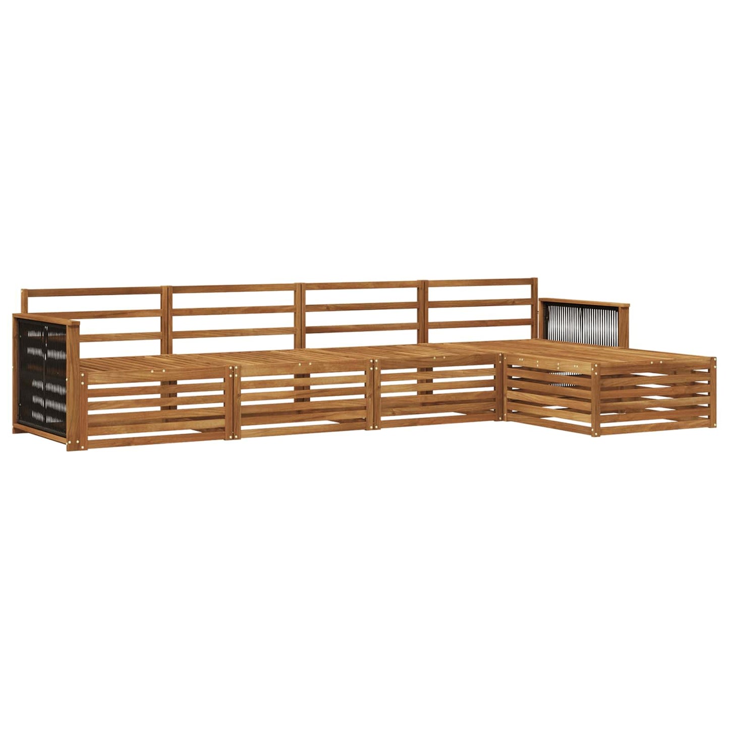 Set di divani da esterno 5 pcs Naturale | homemem39