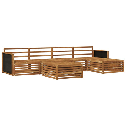 Set di divani da esterno 6 pcs Naturale 79 x 79 x 37 cm | homemem39