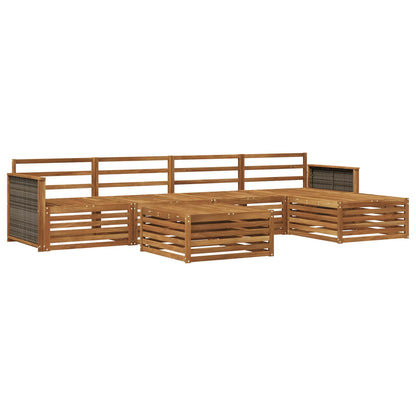 Set di divani da esterno 6 pcs Naturale