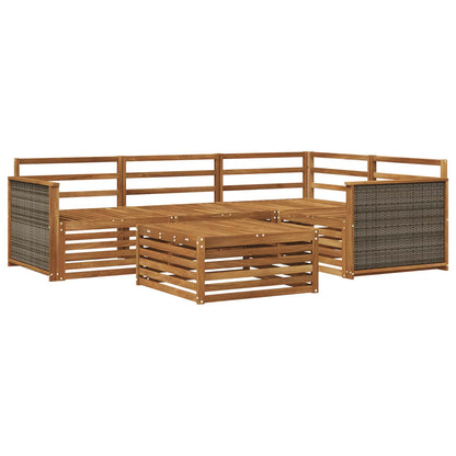 Set di divani da esterno 5 pcs Naturale | homemem39
