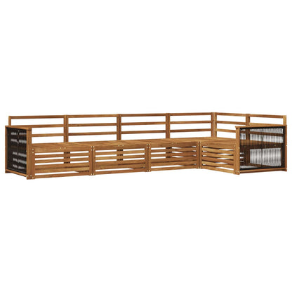 Set di divani da esterno 5 pcs Naturale | homemem39