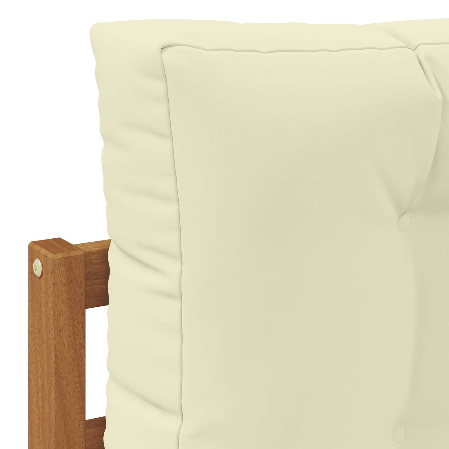 Set di divani da esterno con cuscino 6 pcs Naturale e Crema