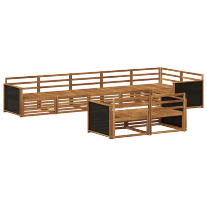 Set di divani da esterno 8 pcs Naturale | homemem39