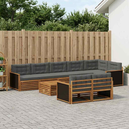 Set di divani da esterno con cuscino 9 pcs