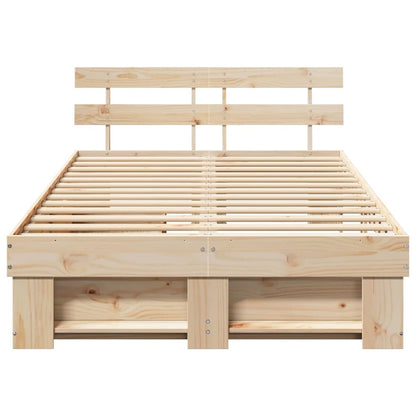 Struttura del letto Marrone 120 x 190 cm Pino massello | homemem39