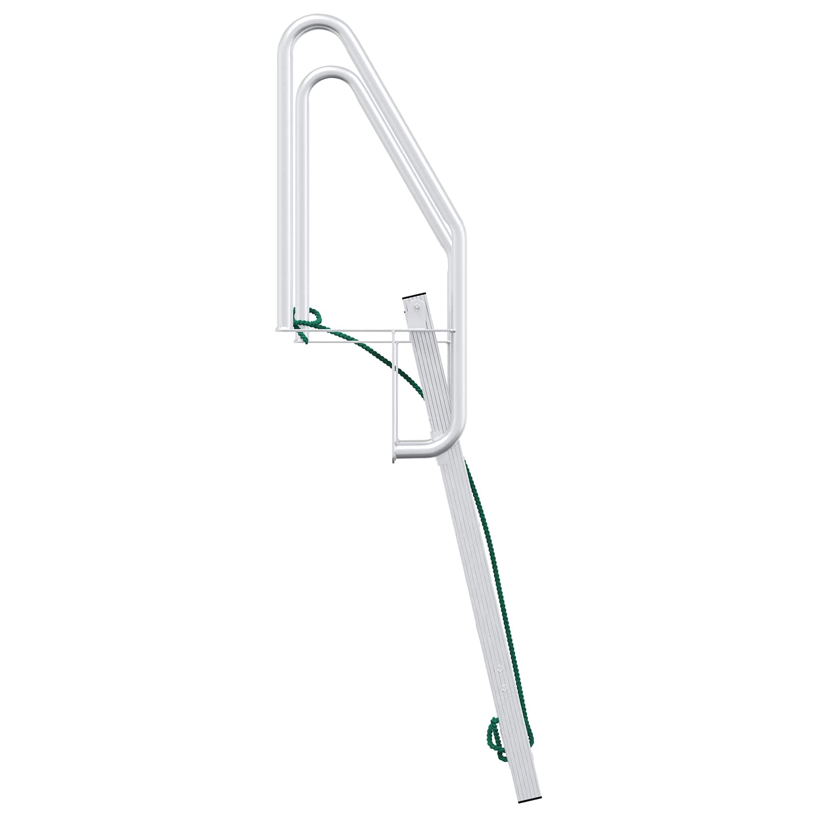 Scala da Dock a 4 Gradini Argento 58 x 77 x 166 cm Alluminio | homemem39