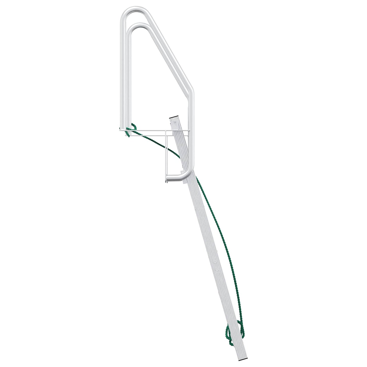 Scala da Dock a 5 Gradini Argento 58 x 77 x 191 cm Alluminio | homemem39