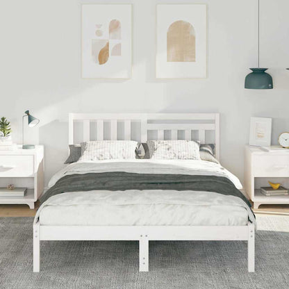 Struttura del letto Bianco 120 x 200 cm Pino massello | homemem39