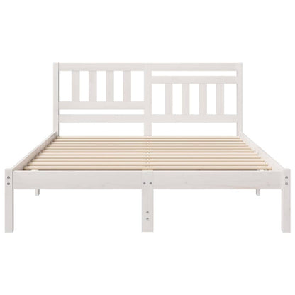 Struttura del letto Bianco 120 x 200 cm Pino massello | homemem39