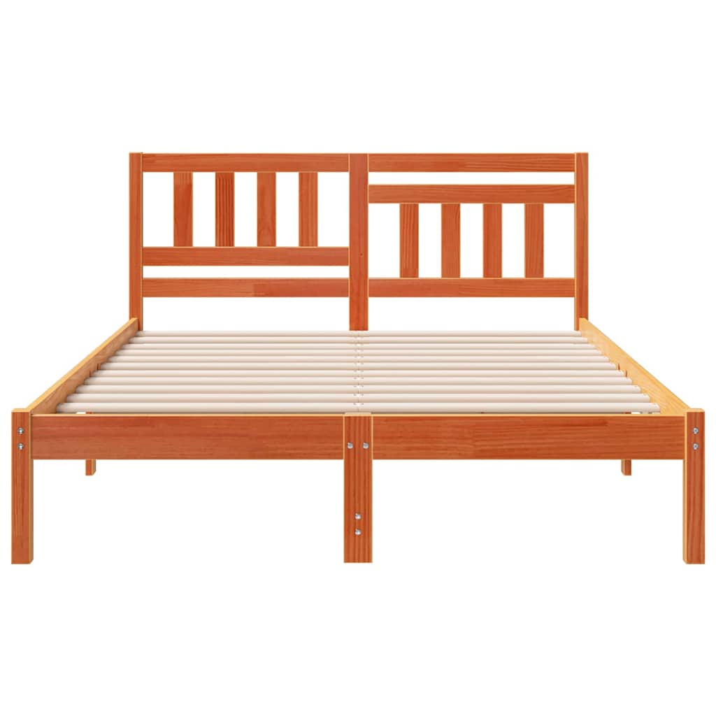 Struttura del letto Marrone cerato 120 x 190 cm Pino massello | homemem39