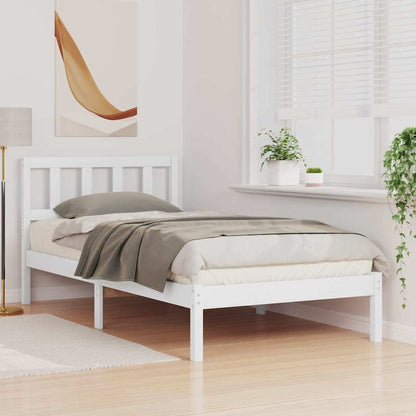Struttura del letto Bianco 80 x 200 cm Pino massello | homemem39
