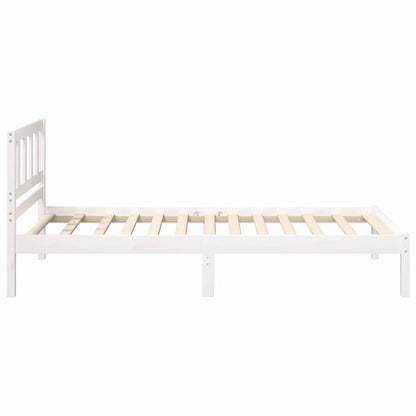 Struttura del letto Bianco 80 x 200 cm Pino massello | homemem39