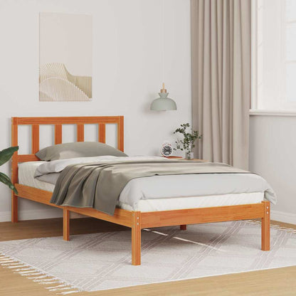 Struttura del letto Marrone cerato 80 x 200 cm Pino massello | homemem39