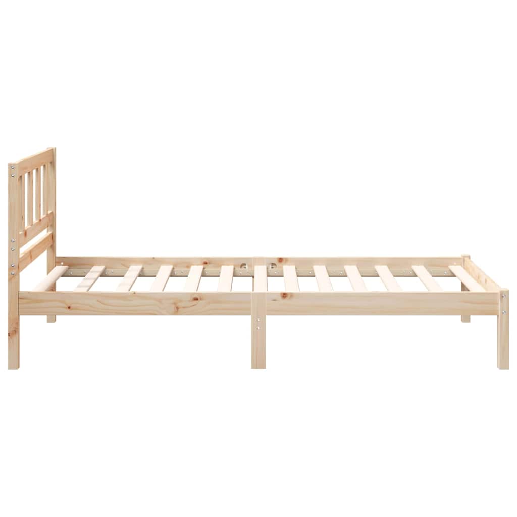 Struttura del letto Marrone 90 x 190 cm Pino massello | homemem39