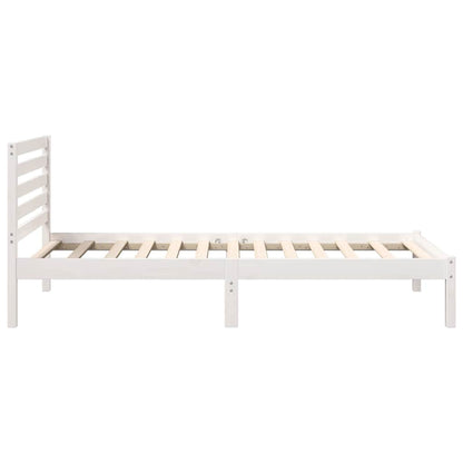 Struttura del letto Bianco 90 x 200 cm Pino massello | homemem39