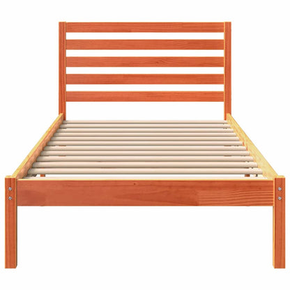 Struttura del letto Marrone cerato 90 x 200 cm Pino massello | homemem39