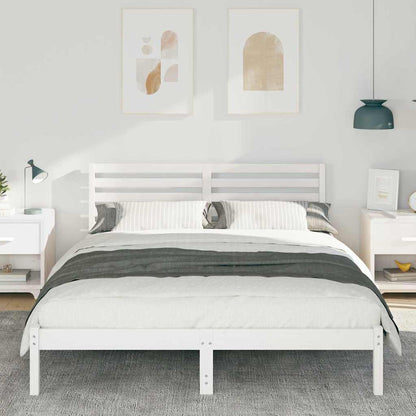 Struttura del letto Bianco 180 x 200 cm Pino massello | homemem39