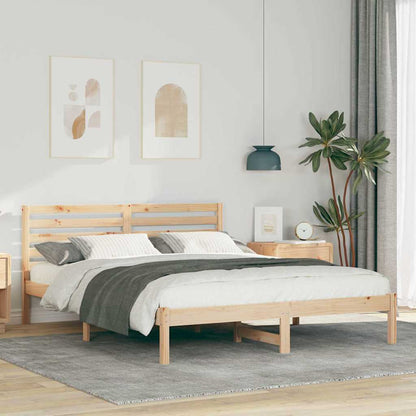 Struttura del letto Marrone 150 x 200 cm Pino massello | homemem39