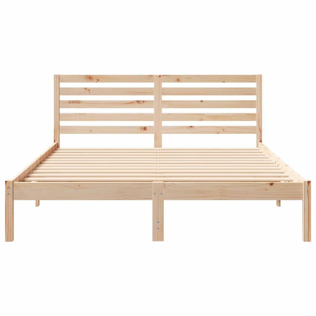 Struttura del letto Marrone 150 x 200 cm Pino massello | homemem39