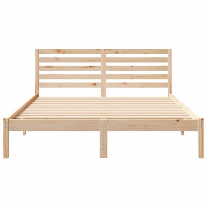 Struttura del letto Marrone 150 x 200 cm Pino massello | homemem39