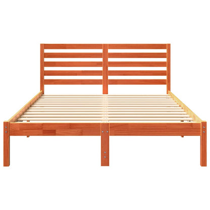 Struttura del letto Marrone cerato 120 x 200 cm Pino massello