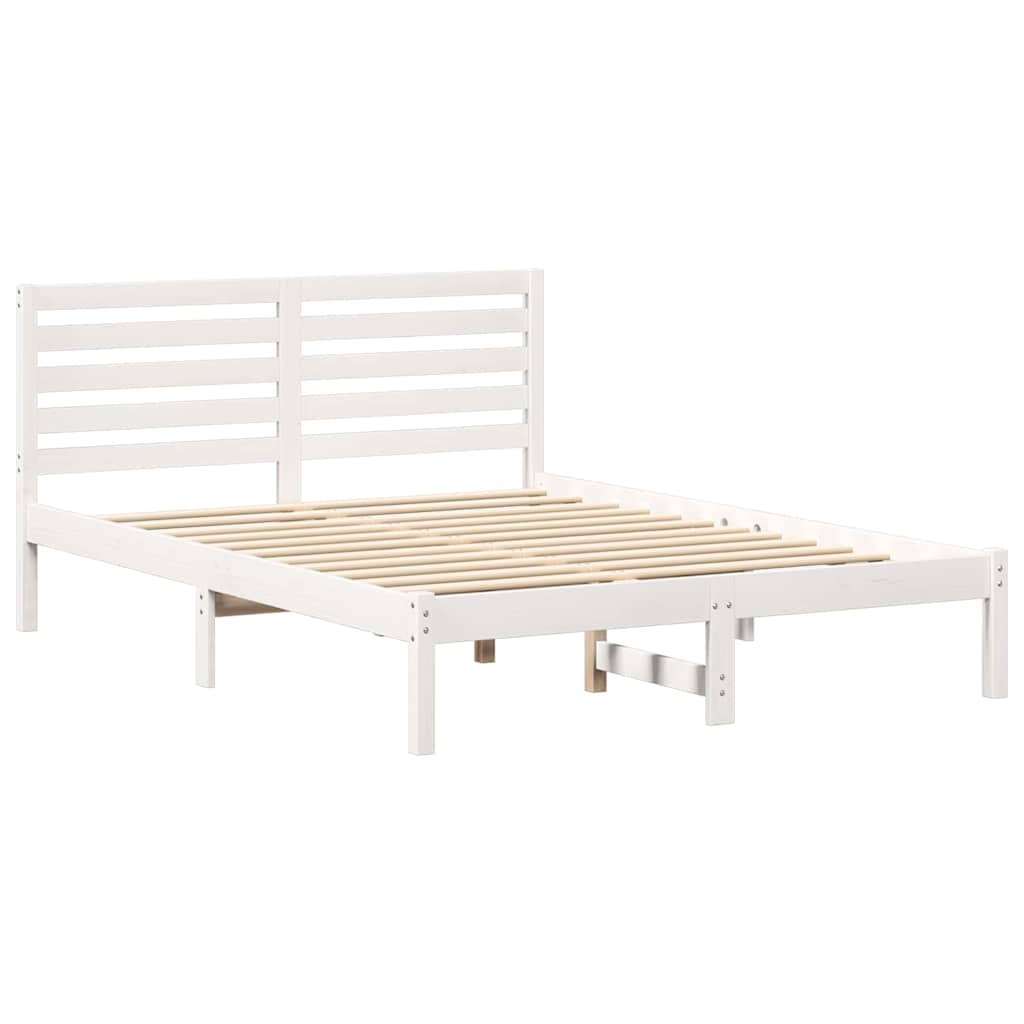 Struttura del letto Bianco 120 x 190 cm Pino massello | homemem39
