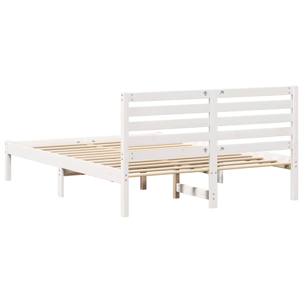Struttura del letto Bianco 120 x 190 cm Pino massello | homemem39