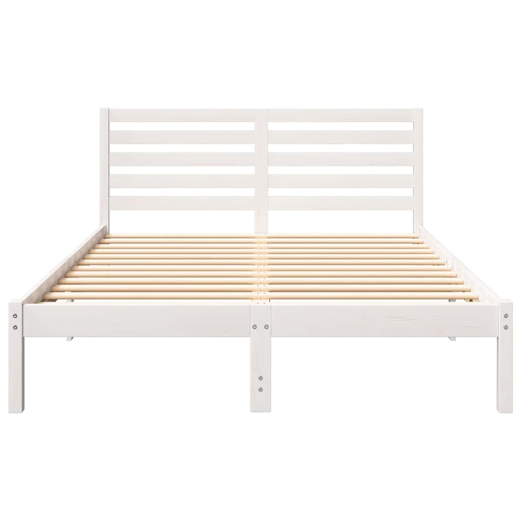 Struttura del letto Bianco 120 x 190 cm Pino massello | homemem39