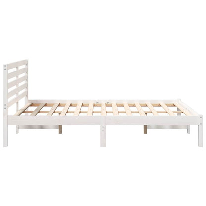 Struttura del letto Bianco 120 x 190 cm Pino massello | homemem39