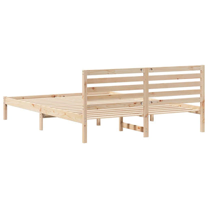 Struttura del letto Marrone 160 x 210 cm Pino massello | homemem39