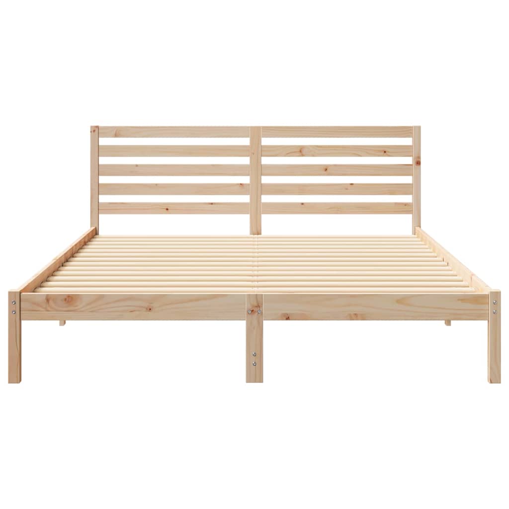 Struttura del letto Marrone 160 x 210 cm Pino massello | homemem39