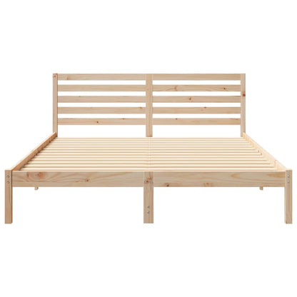 Struttura del letto Marrone 160 x 210 cm Pino massello | homemem39