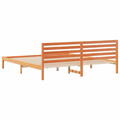 Struttura del letto Marrone cerato 180 x 210 cm Pino massello | homemem39