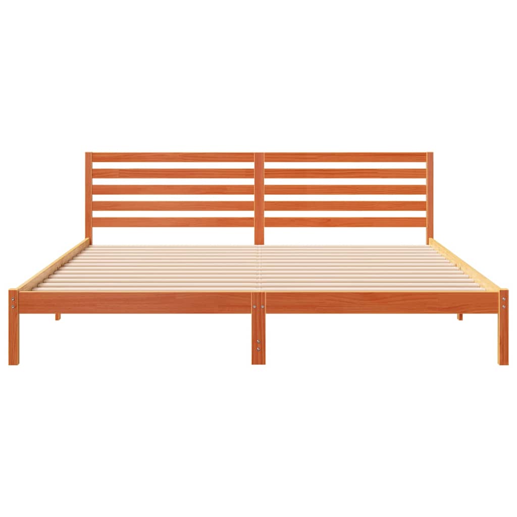 Struttura del letto Marrone cerato 180 x 210 cm Pino massello | homemem39