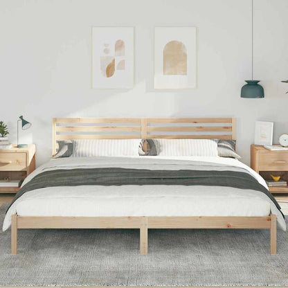 Struttura del letto Marrone 180 x 220 cm Pino massello | homemem39