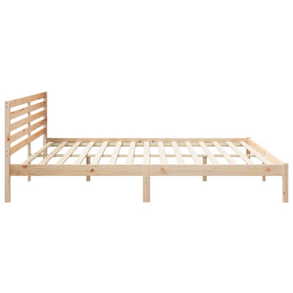 Struttura del letto Marrone 180 x 220 cm Pino massello | homemem39