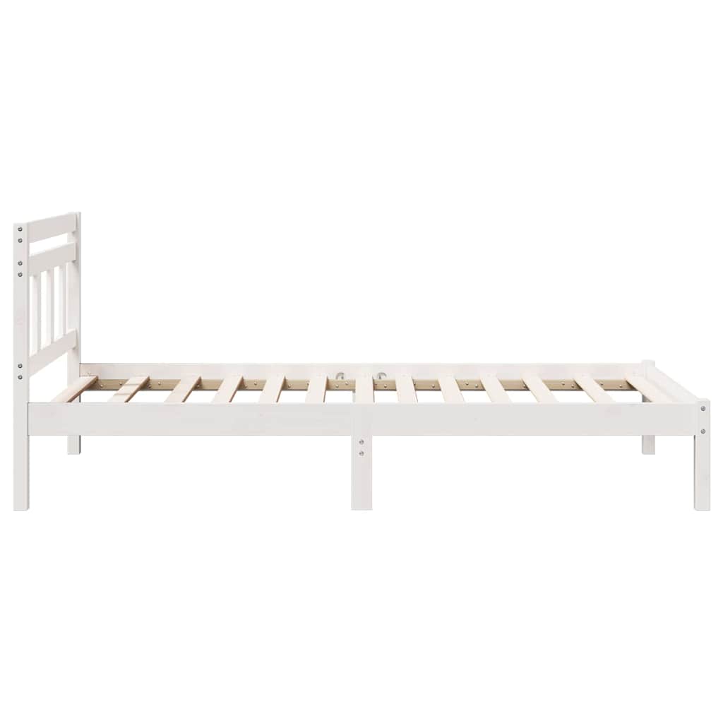 Struttura del letto Bianco 75 x 190 cm Pino massello | homemem39