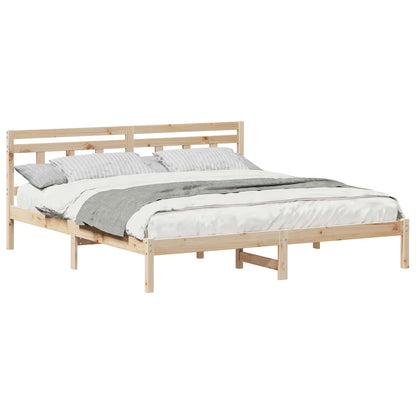 Struttura del letto Marrone 180 x 200 cm Pino massello | homemem39