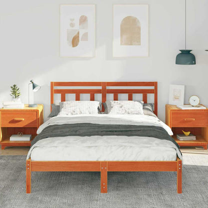 Struttura del letto Marrone 120 x 190 cm Pino massello | homemem39