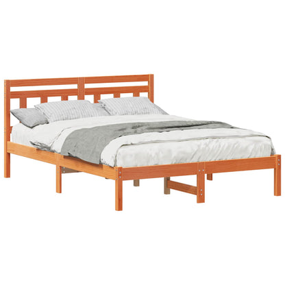 Struttura del letto Marrone 120 x 190 cm Pino massello | homemem39