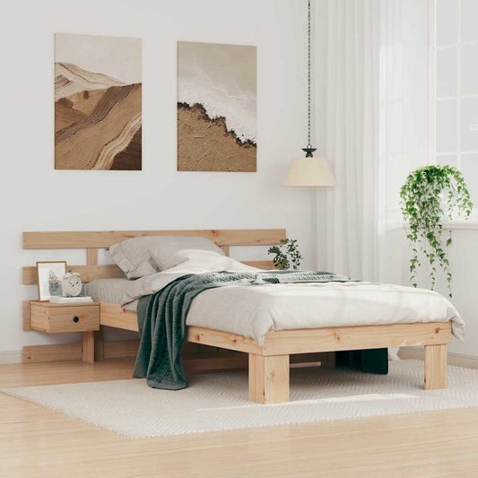 Struttura del letto Marrone 80 x 200 cm Pino massello | homemem39